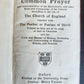 1880s COMMON PRAYER BOOK in ENGLISH antique SILVER DECORATED BINDING