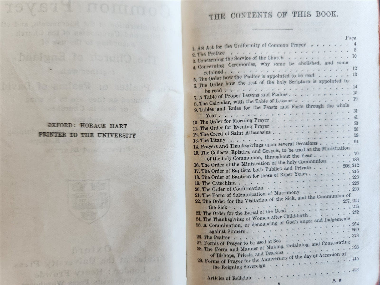 1880s COMMON PRAYER BOOK in ENGLISH antique SILVER DECORATED BINDING