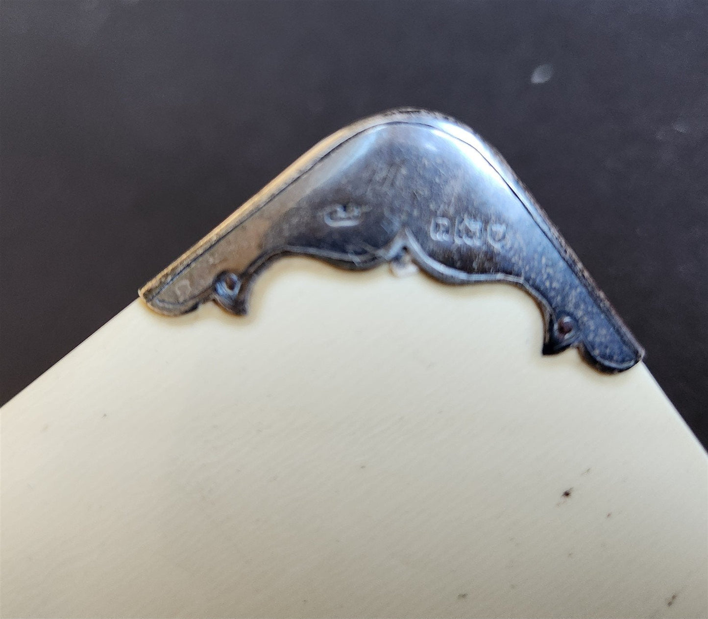 1880s COMMON PRAYER BOOK in ENGLISH antique SILVER DECORATED BINDING