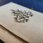 1879 PRAYER BOOK in FRENCH antique METAL DECORATED BINDING - PAROISSIEN ROMAIN