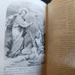 1879 PRAYER BOOK in FRENCH antique METAL DECORATED BINDING - PAROISSIEN ROMAIN
