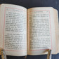 1890s PRAYER BOOK in GERMAN antique NICE BINDING w/ APPLIED BRASS CROSS