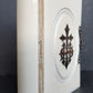 1872 COMMON PRAYER BOOK in ENGLISH antique SILVER DECORATED BINDING