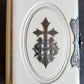 1872 COMMON PRAYER BOOK in ENGLISH antique SILVER DECORATED BINDING