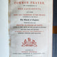 1890s COMMON PRAYER BOOK in ENGLISH antique NICE BINDING w/ APPLIED CROSS