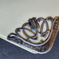 1890s COMMON PRAYER BOOK in ENGLISH antique SILVER DECORATED NICE BINDING