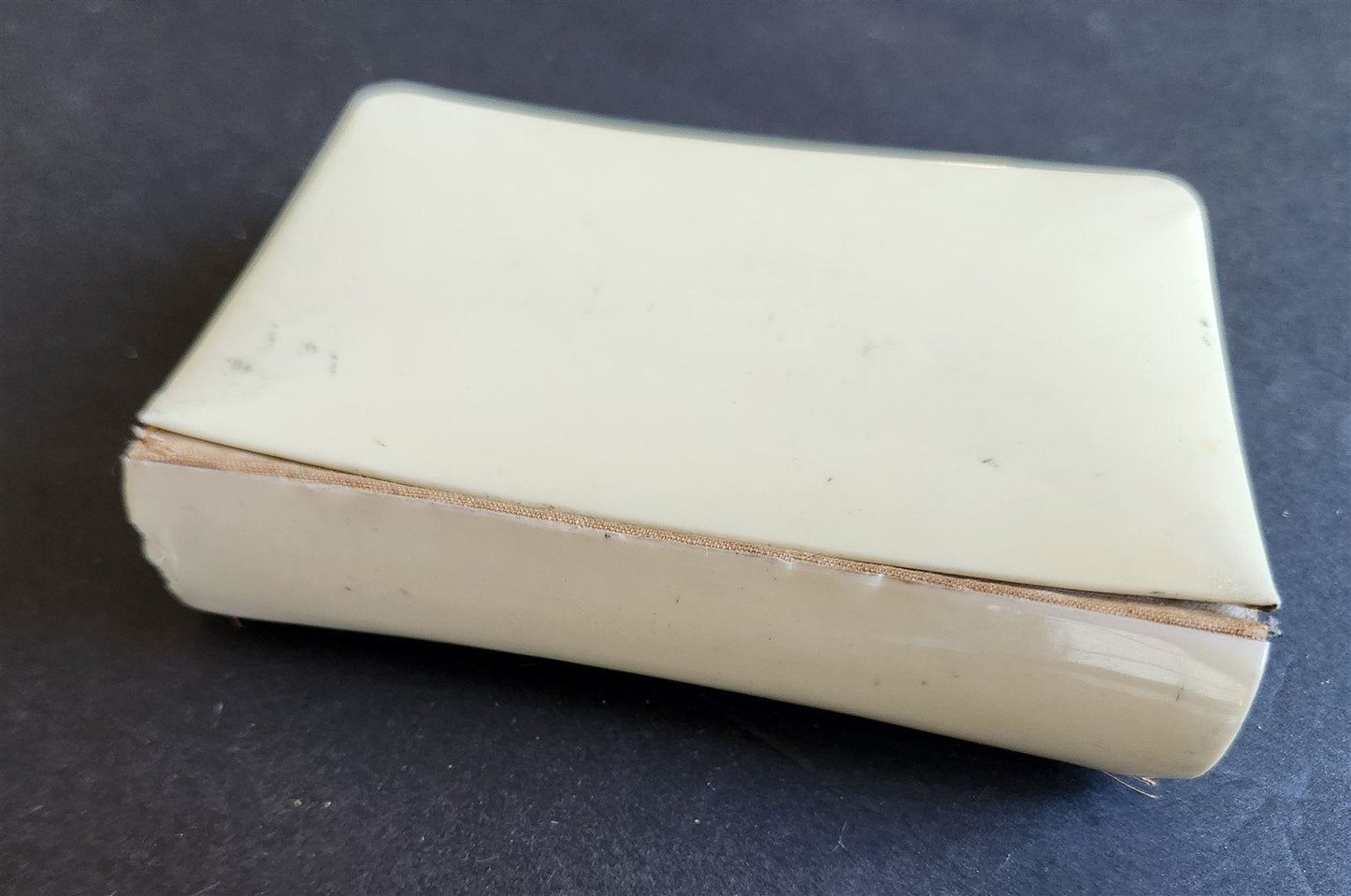 1890s COMMON PRAYER BOOK in ENGLISH antique SILVER DECORATED NICE BINDING