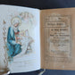 1899 PRAYER BOOK in GERMAN antique NICE BINDING w/ APPLIED CROSS DECORATION