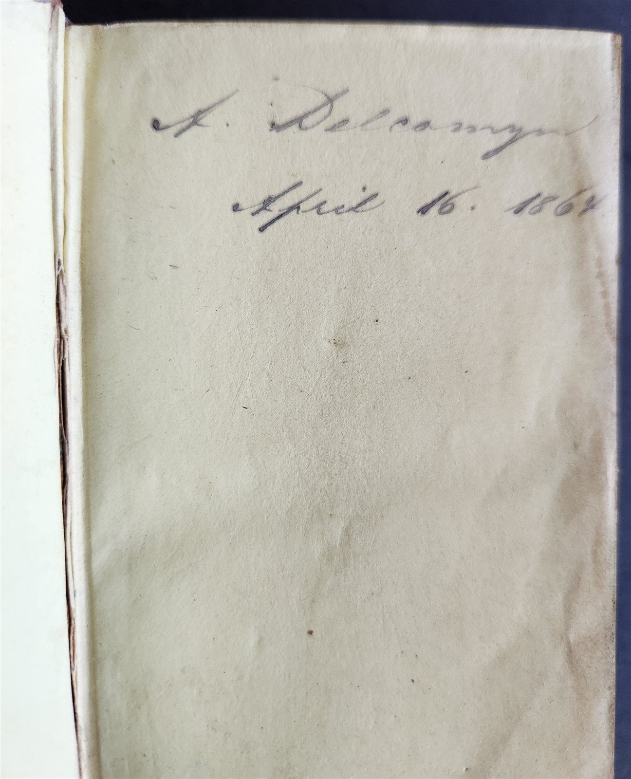 1864 COMMON PRAYER BOOK in ENGLISH antique NICE DECORATIVE BINDING