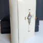 1890s DEVOTIONAL BOOK in GERMAN antique BINDING w/ APPLIED MOTHER OF PEARL CROSS