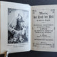 1890s DEVOTIONAL BOOK in GERMAN antique BINDING w/ APPLIED MOTHER OF PEARL CROSS