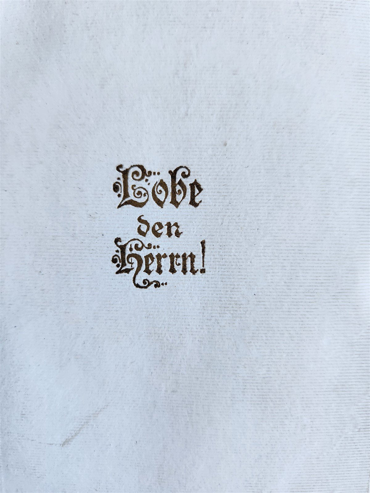 1900s GERMAN HYMNAL antique VELVET BINDING w/ MOTHER OF PEARL DECORATION