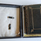 1840s PAROSSIEN ROMAIN antique FRENCH DEVOTIONAL BOOK w/ BOX