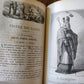 1840s PAROSSIEN ROMAIN antique FRENCH DEVOTIONAL BOOK w/ BOX