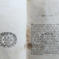 1853 GERMAN HYMNAL antique VELVET BINDING w/ APPLIED CROSS & BRASS EDGES