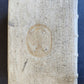 1740 BLAISE PASCAL LETTERS in GERMAN antique PIGSKIN BOUND w/ WITCHCRAFT THEME