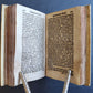 1740 BLAISE PASCAL LETTERS in GERMAN antique PIGSKIN BOUND w/ WITCHCRAFT THEME