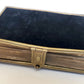 1891 SWEDISH HYMNAL antique VELVET BINDING w/ BONE CROSS & BRASS EDGES