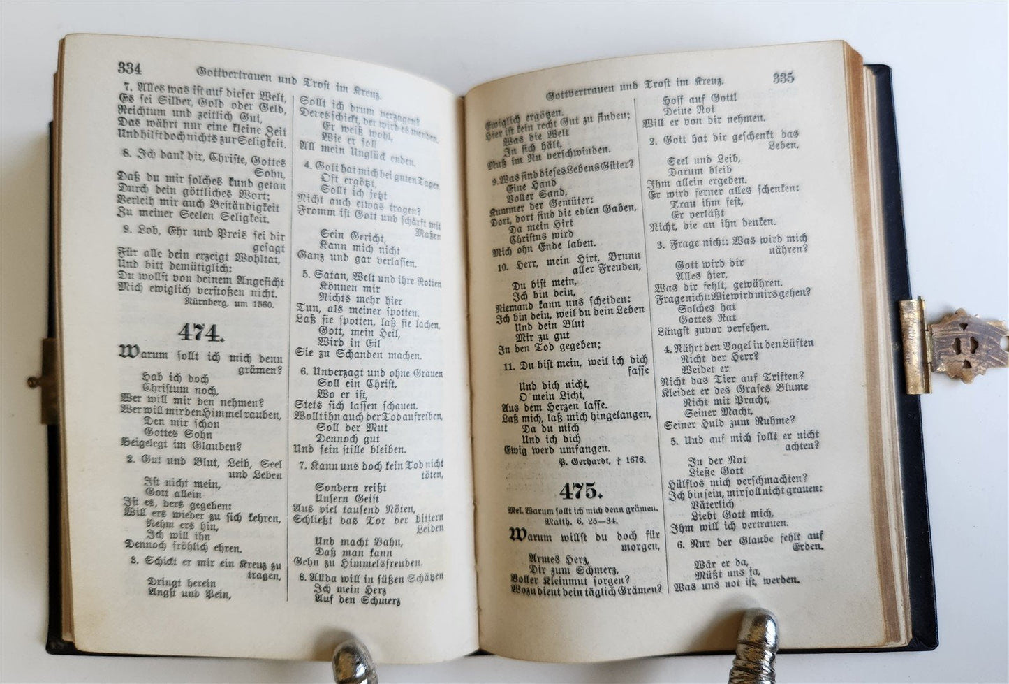 1907 GERMAN HYMNAL antique EVANGELISCHES GASANGBUCH