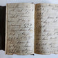 1782 BIBLE in ENGLISH antique CAMBRIDGE wallet style leather binding