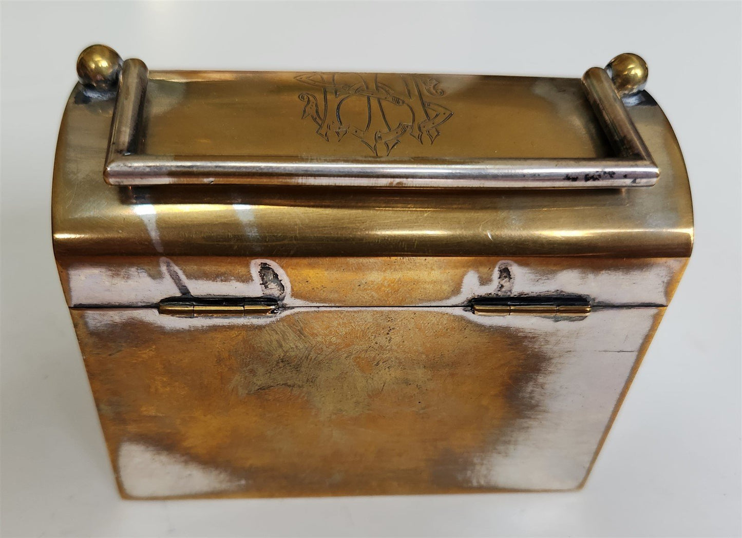 1880s PRAYER BOOKS & HYMNAL SET in ENGLISH w/ METAL CASE antique