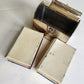1880s PRAYER BOOKS & HYMNAL SET in ENGLISH w/ METAL CASE antique