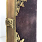 1860s THE BOOK OF COMMON PRAYER in ENGLISH antique BRASS & VELVET BINDING