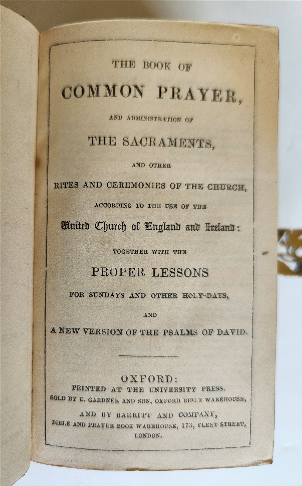 1860s THE BOOK OF COMMON PRAYER in ENGLISH antique BRASS & VELVET BINDING