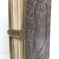 1870s PRAYER BOOK in GERMAN antique APPLIED BONE CROSS BINDING DIE HIMMELSPFORTE