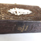 1870s PRAYER BOOK in GERMAN antique APPLIED BONE CROSS BINDING DIE HIMMELSPFORTE