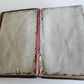 1870s PRAYER BOOK in GERMAN antique APPLIED BONE CROSS BINDING DIE HIMMELSPFORTE