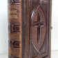 1871 GERMAN CATHOLIC PRAYER & DEVOTIONAL BOOK antique