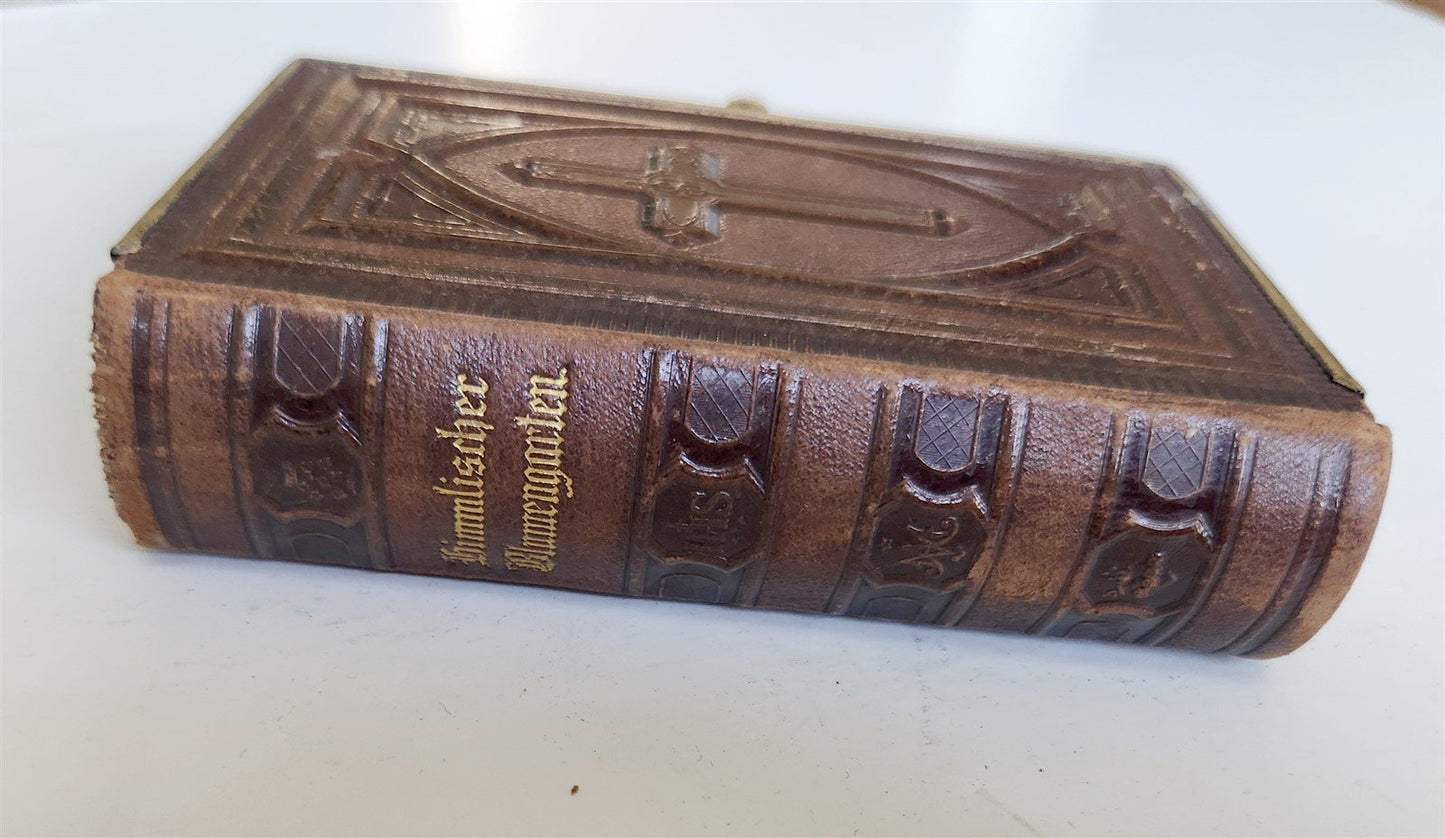 1871 GERMAN CATHOLIC PRAYER & DEVOTIONAL BOOK antique