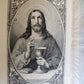 1871 GERMAN CATHOLIC PRAYER & DEVOTIONAL BOOK antique