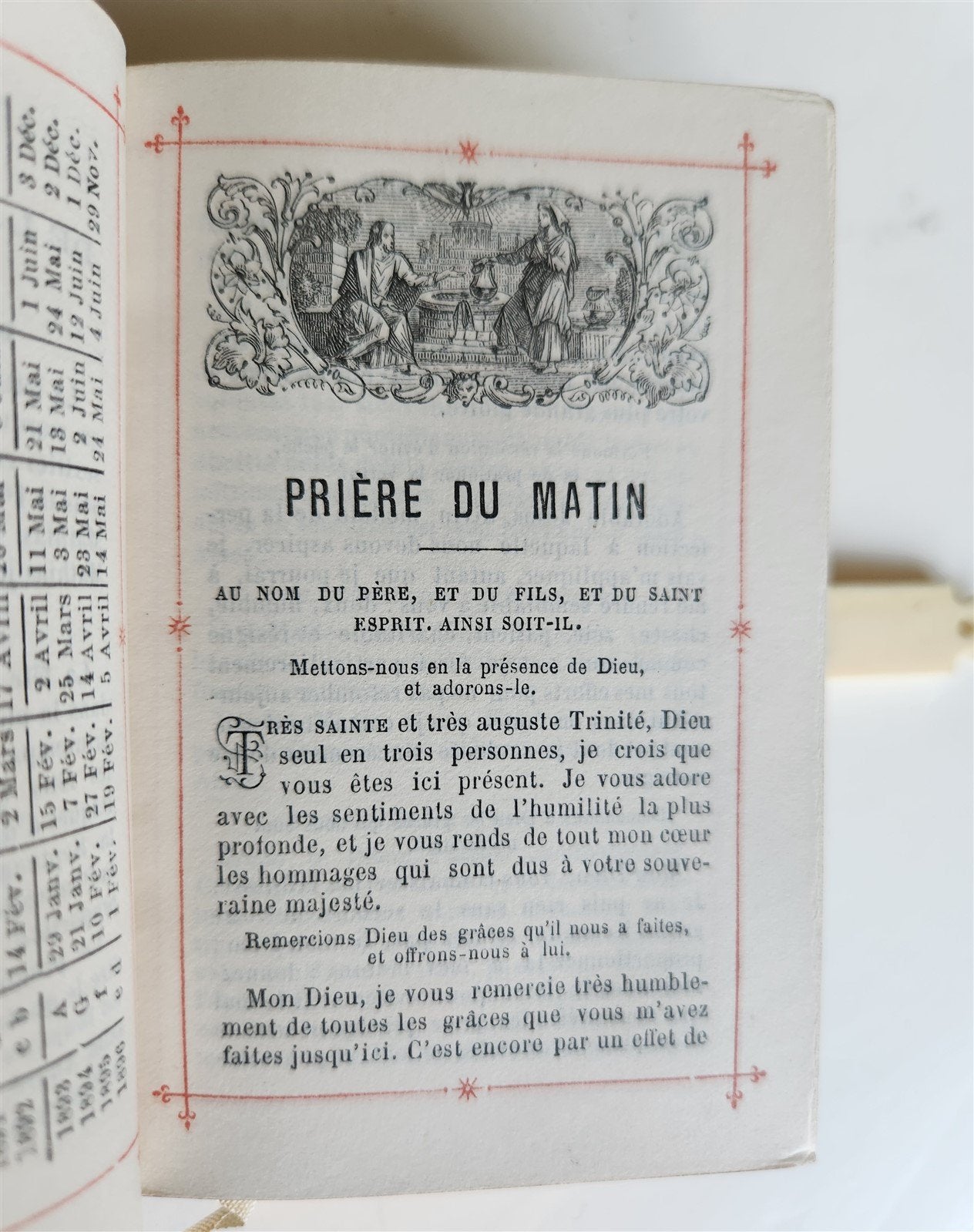 1880s PAROISSIEN ROMAIN antique BEAUTIFUL DECORATION BINDING APPLIED BONE DESIGN