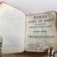 1870s MINIATURE BOOK of COMMON PRAYER in ENGLISH antique