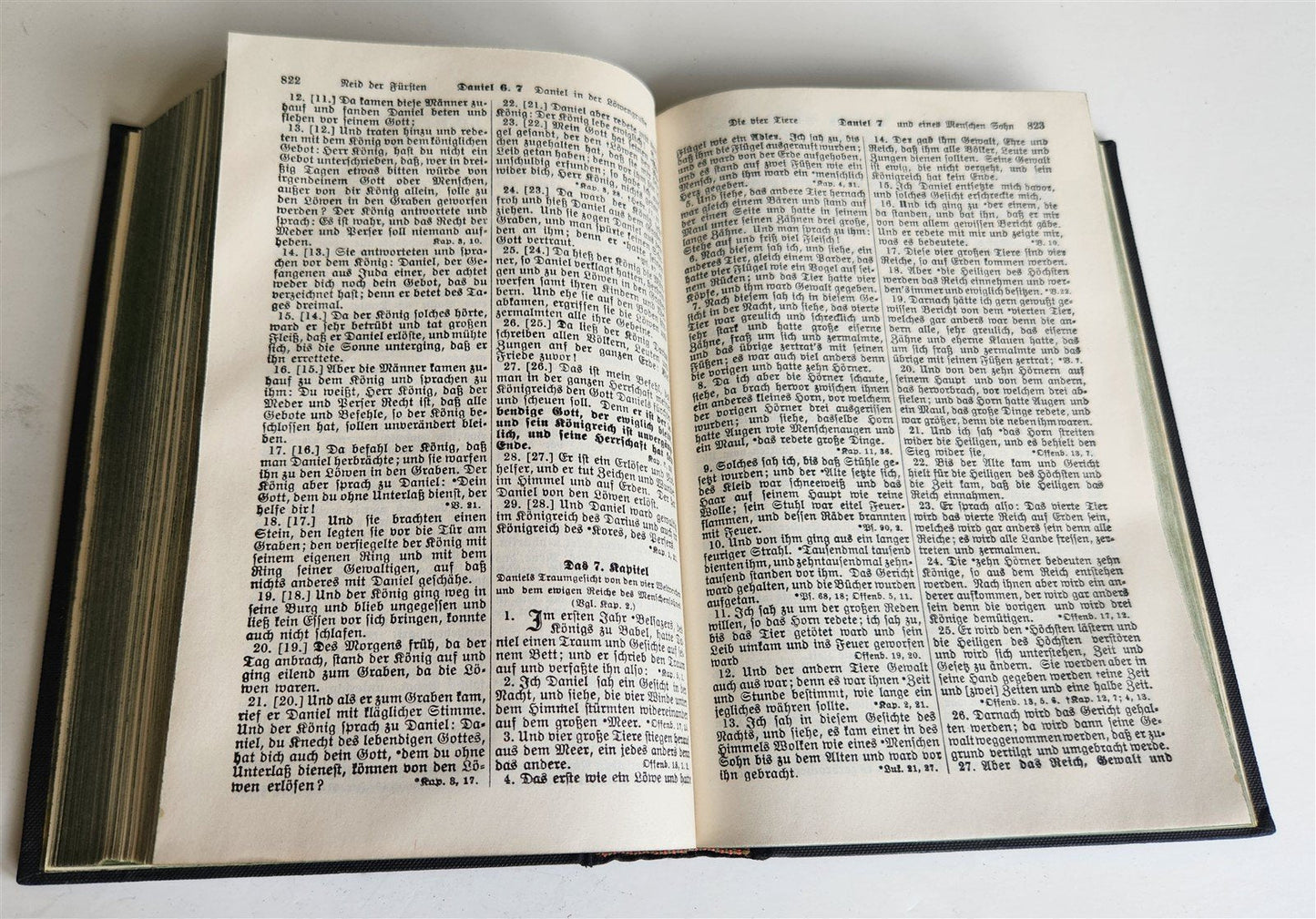 1934 BIBLE in GERMAN pre-WWII translated by MARTIN LUTHER antique