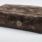 1840s PRAYER BOOK in GERMAN antique VELVET BINDING w/ METAL DECORATIONS