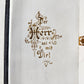 1911 HYMNAL in GERMAN antique DECORATIVE BINDING