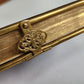 1905 HYMNAL in GERMAN antique DECORATIVE VELVET BINDING w/ METAL ORNAMENT