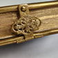1905 HYMNAL in GERMAN antique DECORATIVE VELVET BINDING w/ METAL ORNAMENT
