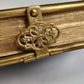 1905 HYMNAL in GERMAN antique DECORATIVE VELVET BINDING w/ METAL ORNAMENT