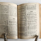 1905 HYMNAL in GERMAN antique DECORATIVE VELVET BINDING w/ METAL ORNAMENT