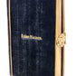 1871 PSALM BOOK in DANISH antique DECORATIVE VELVET BINDING w/ BRASS EDGES