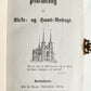 1871 PSALM BOOK in DANISH antique DECORATIVE VELVET BINDING w/ BRASS EDGES