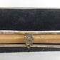 1902 HYMNAL in GERMAN antique DECORATIVE VELVET BINDING w/ METAL EDGES