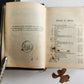 1902 HYMNAL in GERMAN antique DECORATIVE VELVET BINDING w/ METAL EDGES