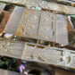 1950s BIBLE in ENGLISH w/ HOLY LAND PHOTOS & MOTHER-OF-PEARL BINDING vintage