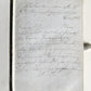 1880s HYMNAL in GERMAN antique DECORATIVE LEATHER BINDING w/ METAL EDGES