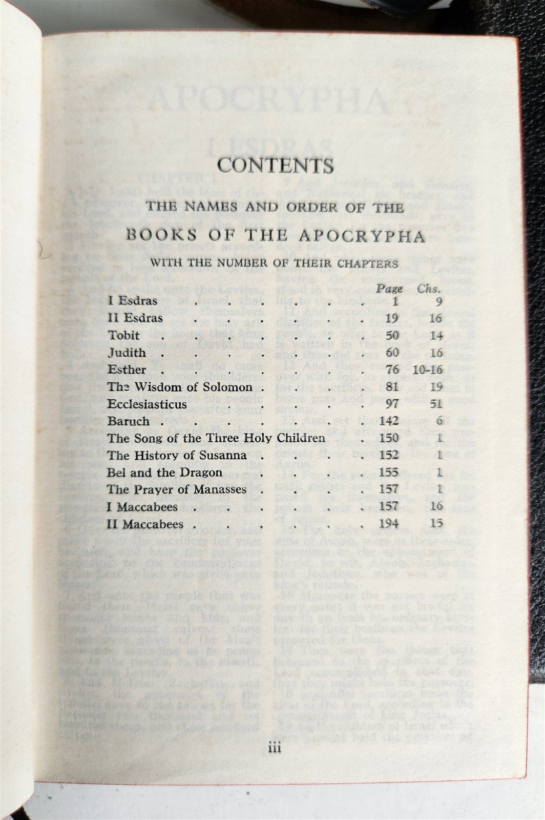 1900s BIBLE CONCORDANCE BOOK OF COMMON PRAYER & APOCRYPHA in ENGLISH antique